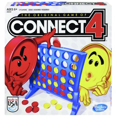 Connect Four is a great board game for 5-year-olds